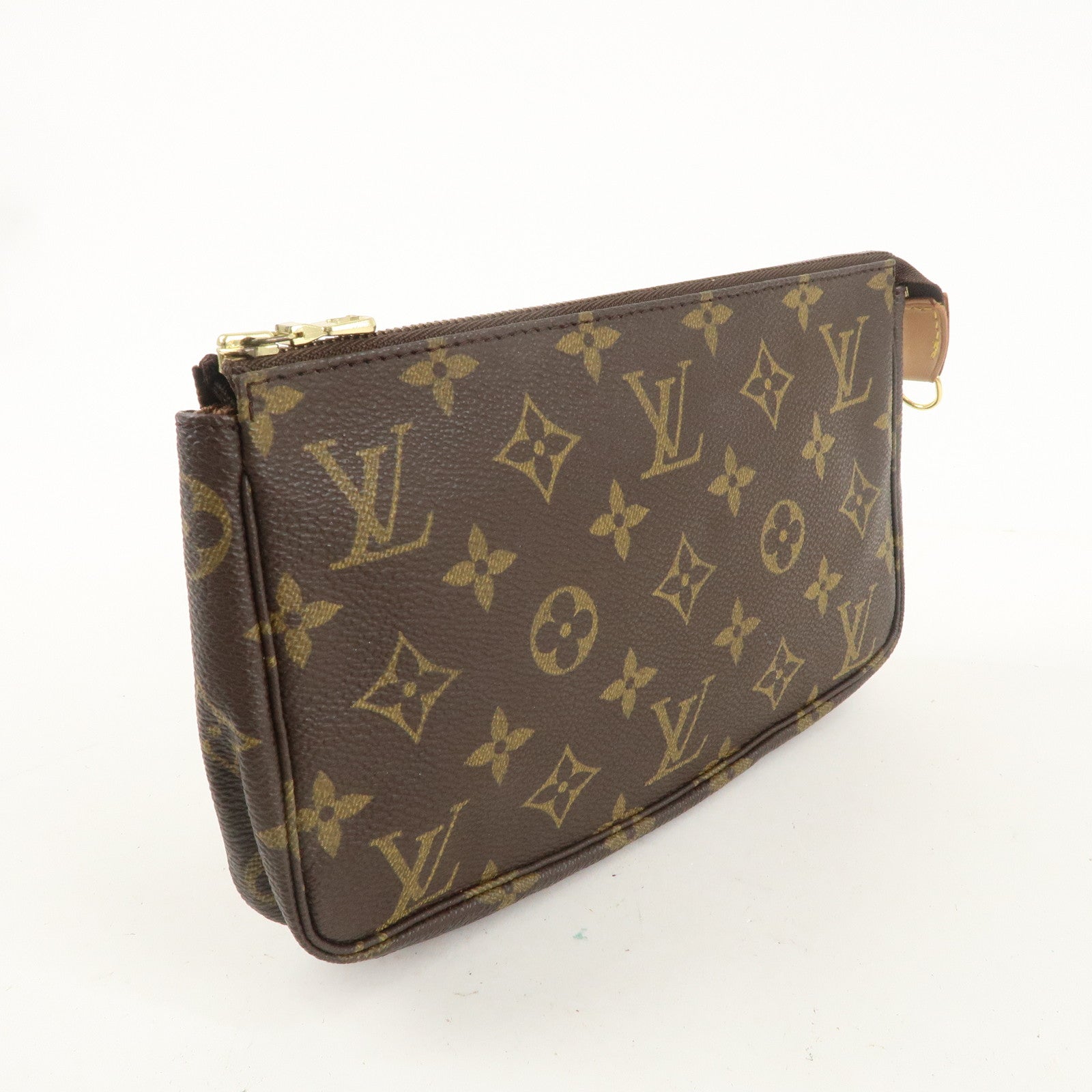 Louis Vuitton Monogram Pochette Accessoir Hand Bag Brown M51980