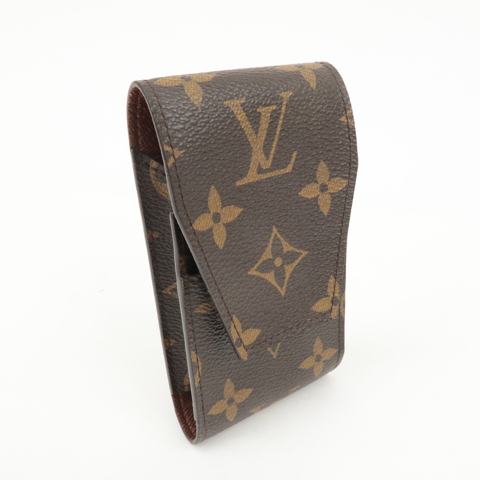 Louis Vuitton Monogram Etui Cigarette Cigarette Case Brown M63024 Used