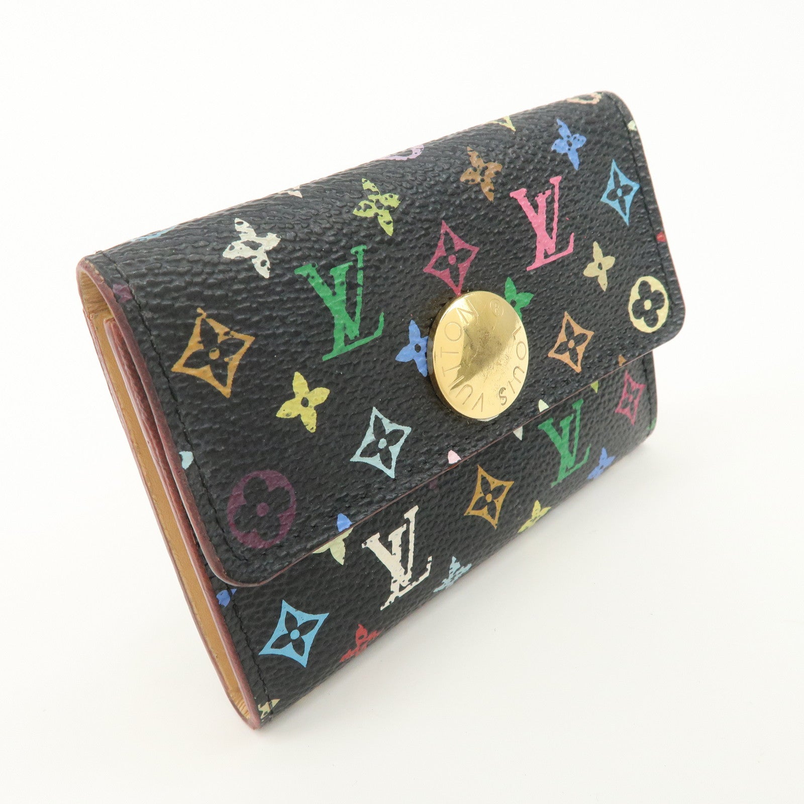 Louis Vuitton Monogram Porte Monnaie Cozy Coin Case Noir M60007 Used