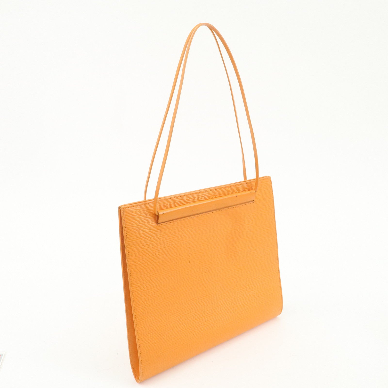 Louis Vuitton Epi SaintTropez Hand Bag Mandarin Orange M5246H