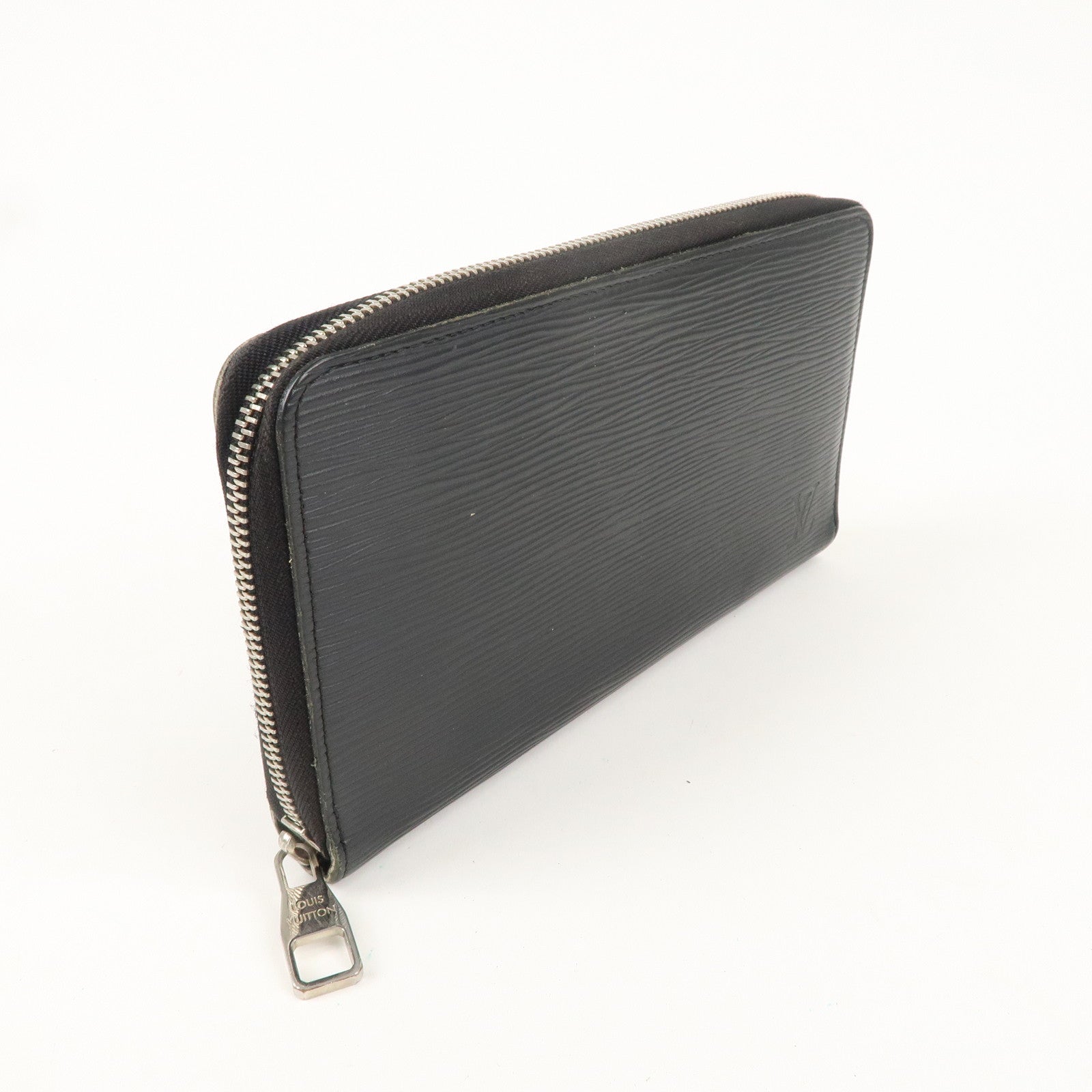 Louis Vuitton Epi Zippy Organizer Wallet Black Noir M63852