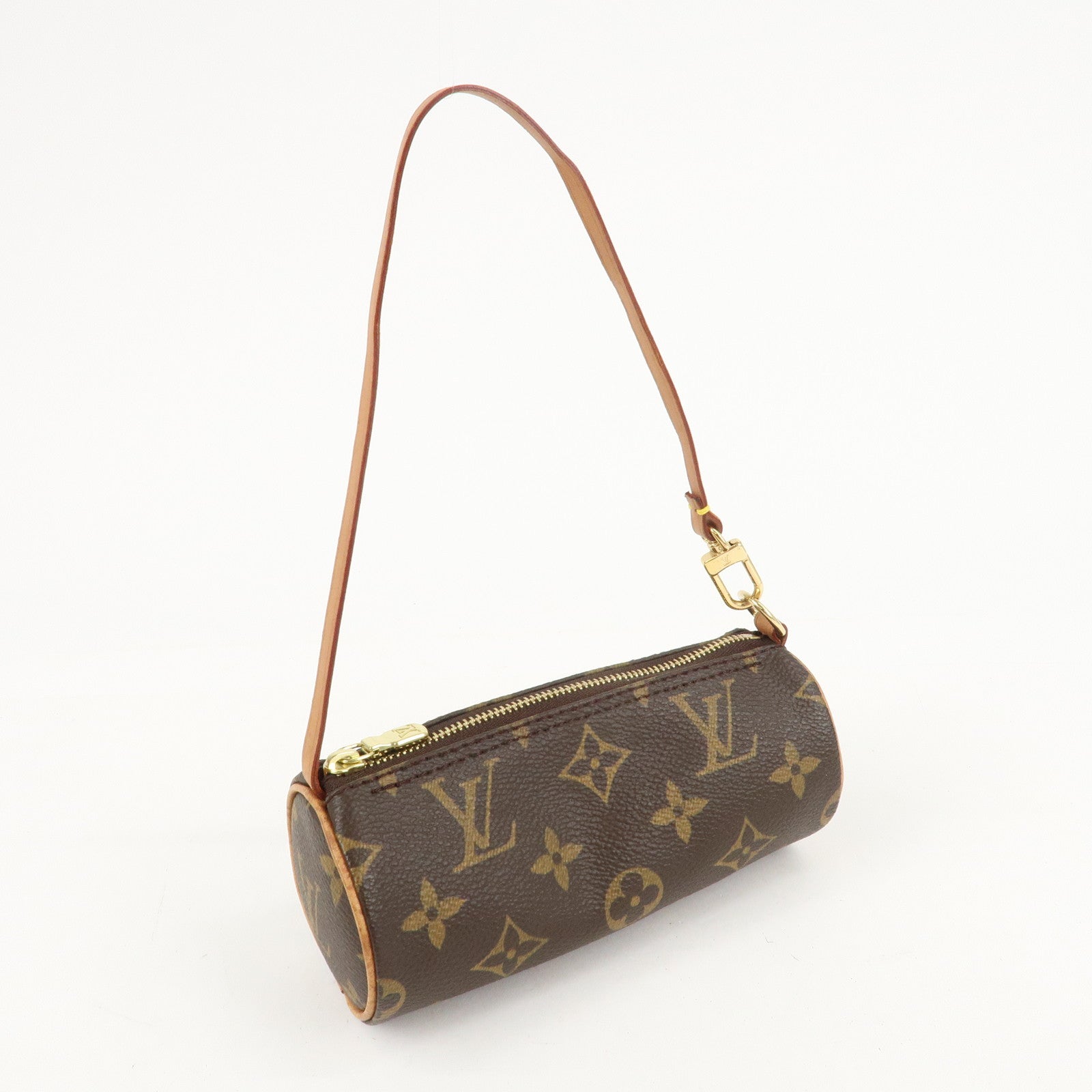 Louis Vuitton Monogram Mini Pouch for Papillon Bag Brown Used