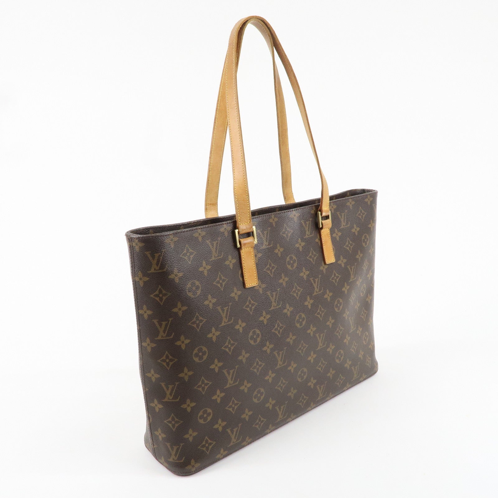 Louis Vuitton Monogram Luco Tote Bag Hand Bag Brown M51155