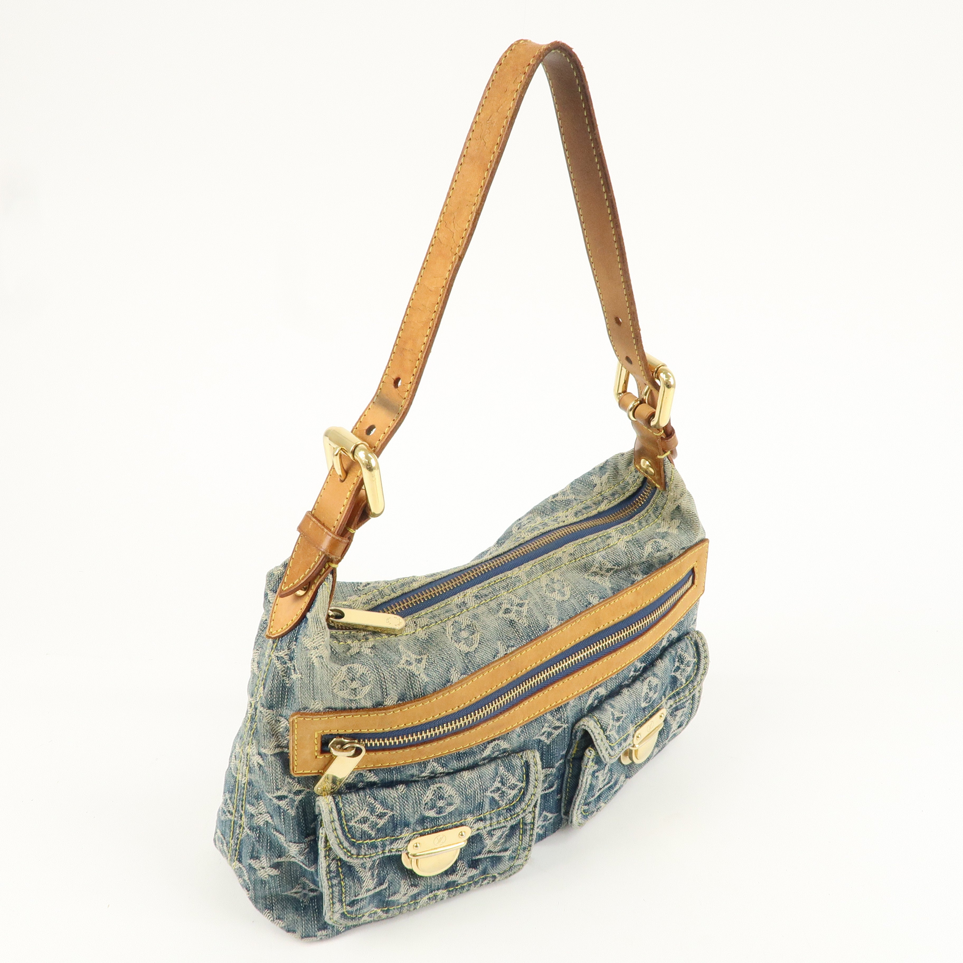 Louis Vuitton Monogram Denim Baggy PM 2Way Shoulder Bag M95049