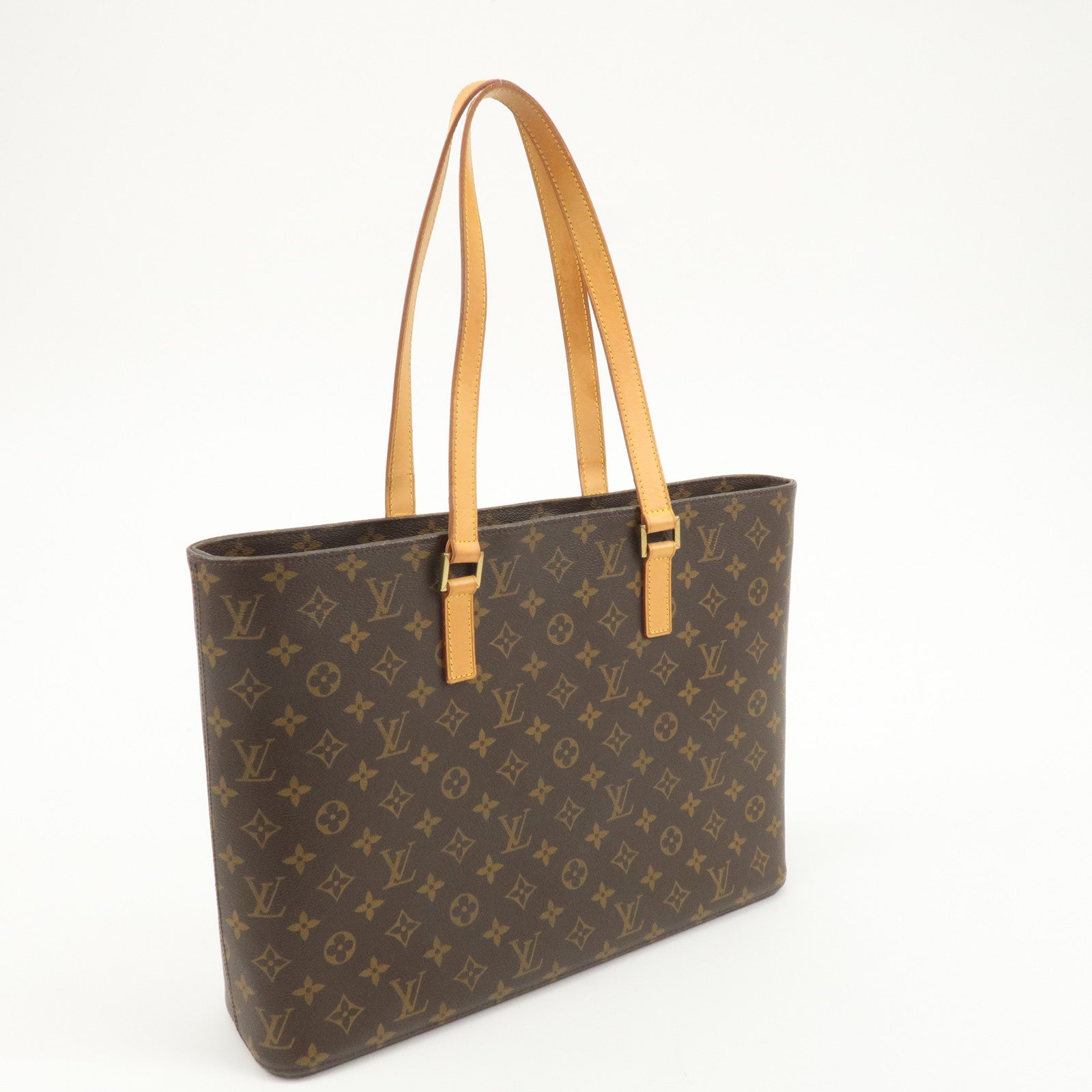 Louis Vuitton Monogram Luco Tote Bag Hand Bag Brown M51155