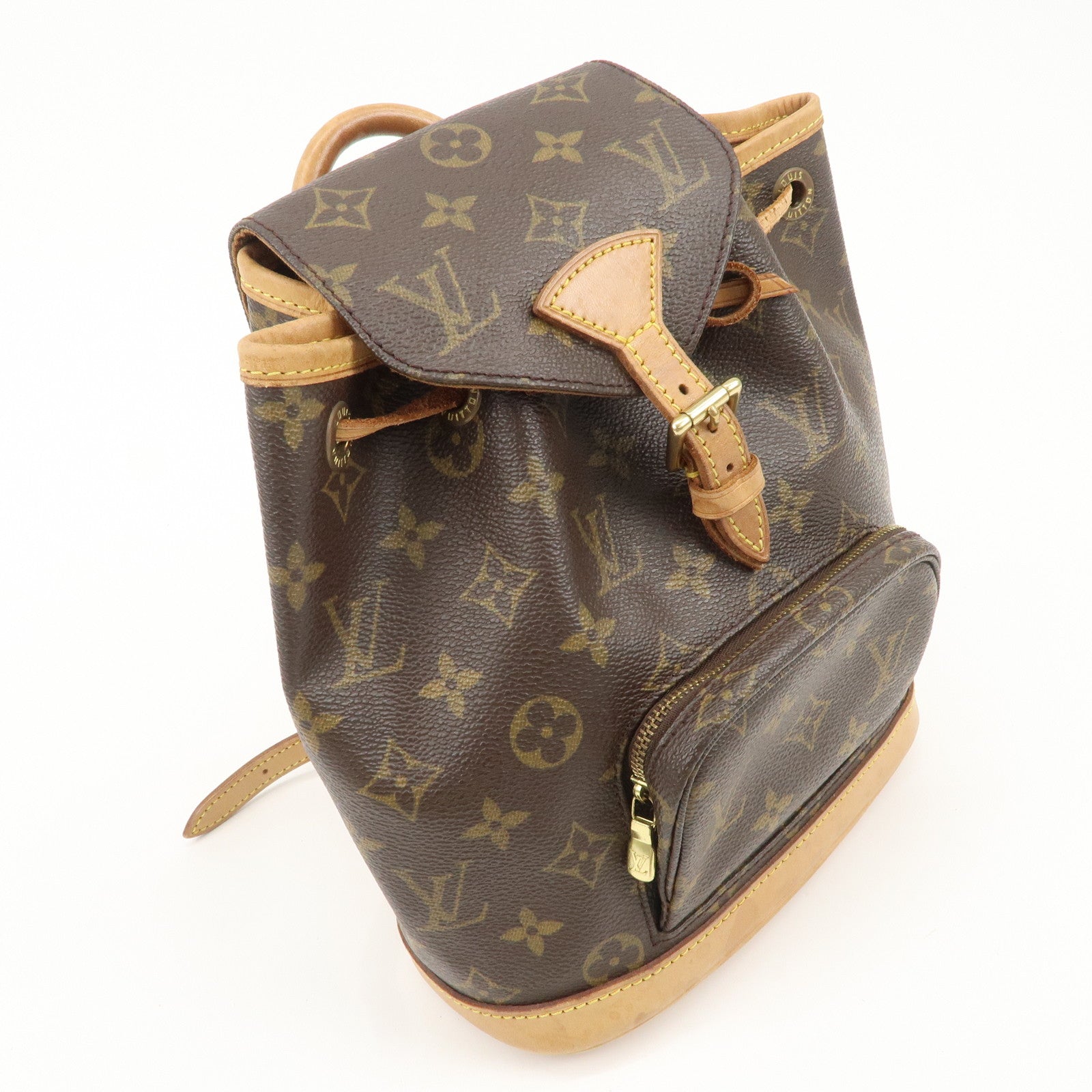 Louis Vuitton Monogram Mini Montsouris Back Pack Bag M51137 Used