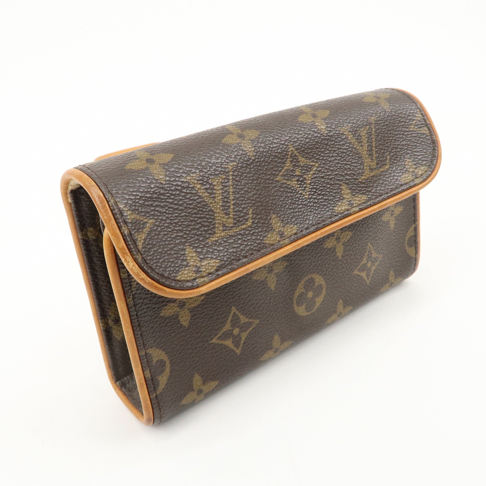 Louis Vuitton Monogram Pochette Florentine Waist Bag Belt S M51855 Used