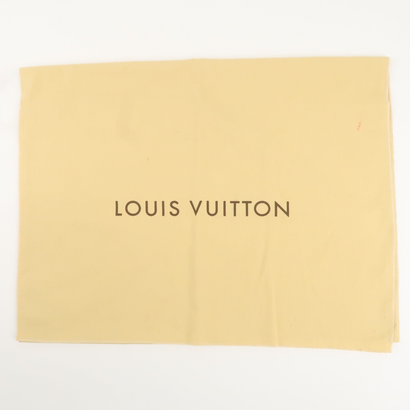 Louis Vuitton Set of 12 Dust Bag Storage Bag Flap Beige