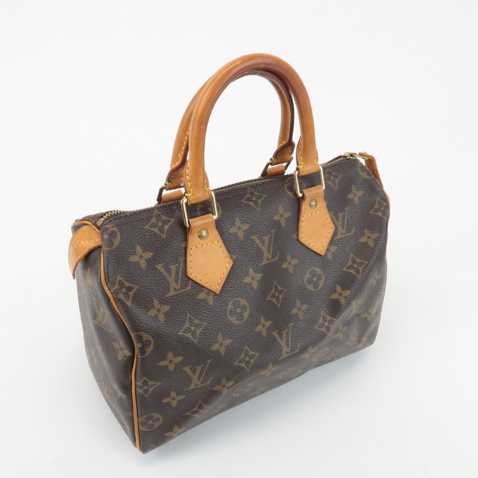 Louis Vuitton Monogram Speedy 25 Hand Bag Boston Bag M41528 Used