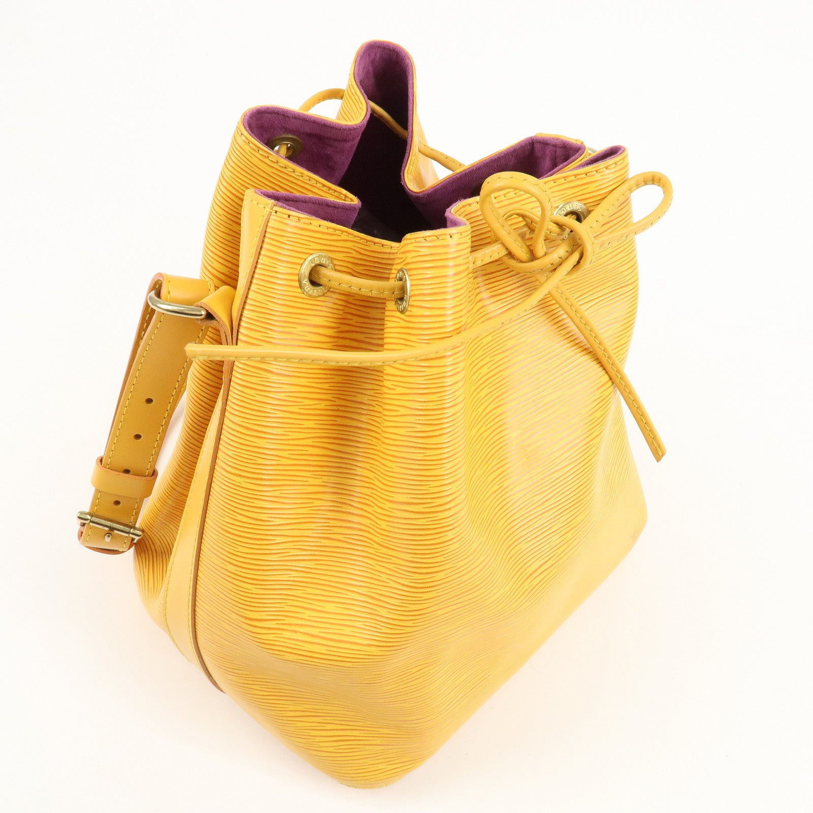 Louis Vuitton Epi Petit Noe Shoulder Bag Tassili Yellow M44109