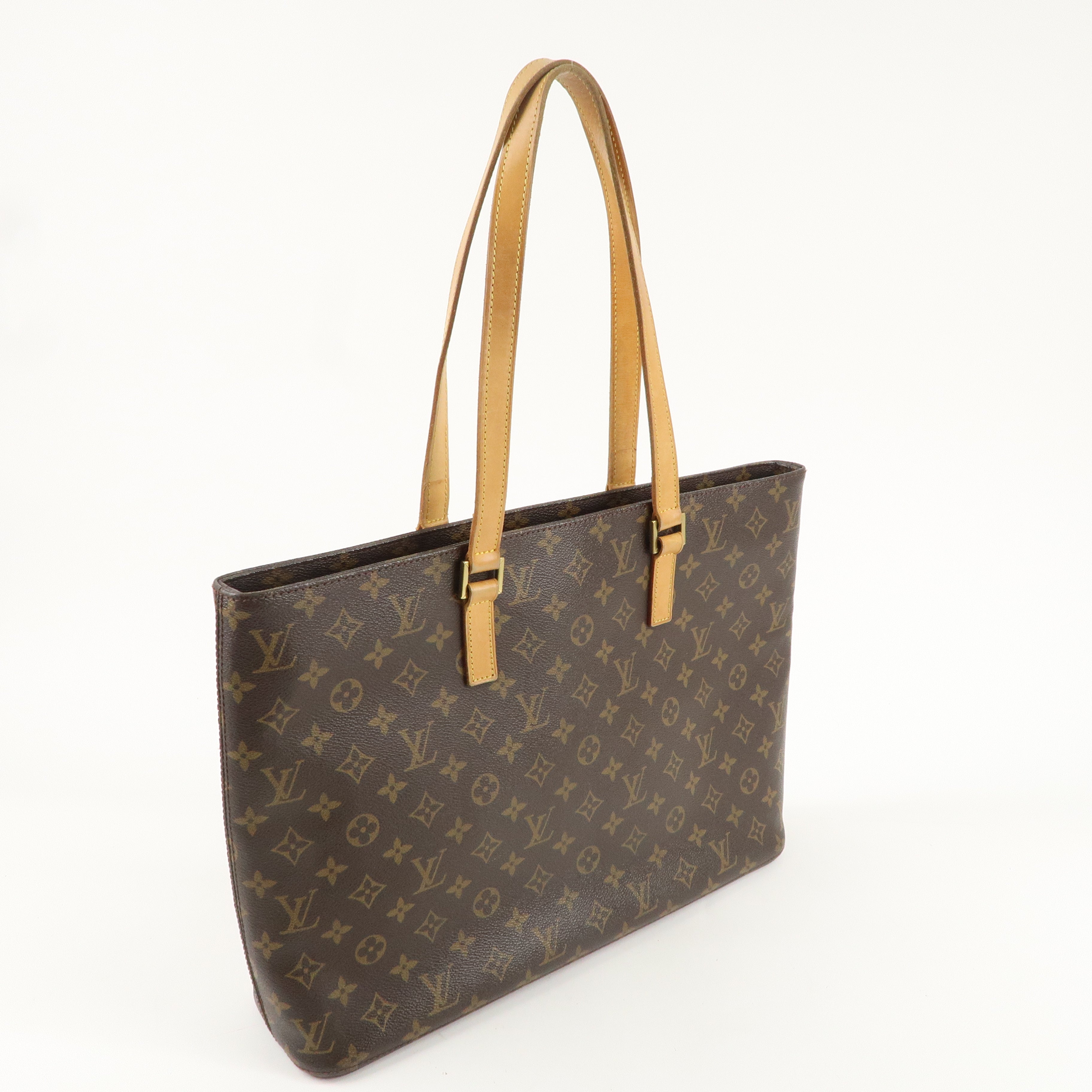 Louis Vuitton Monogram Luco Tote Bag Hand Bag Brown M51155