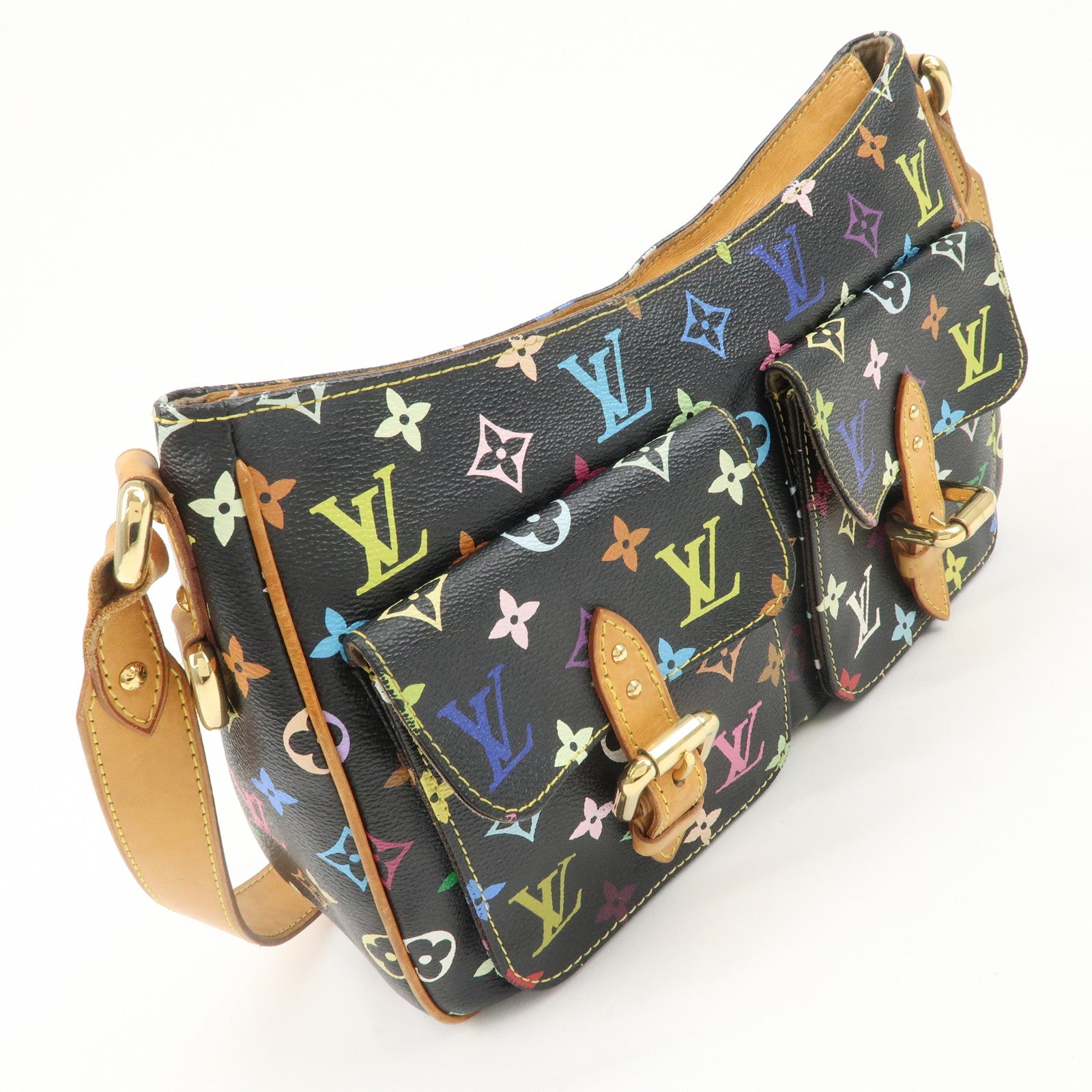 Louis Vuitton Monogram Multicolor Lodge GM Shoulder Bag M40052 Used