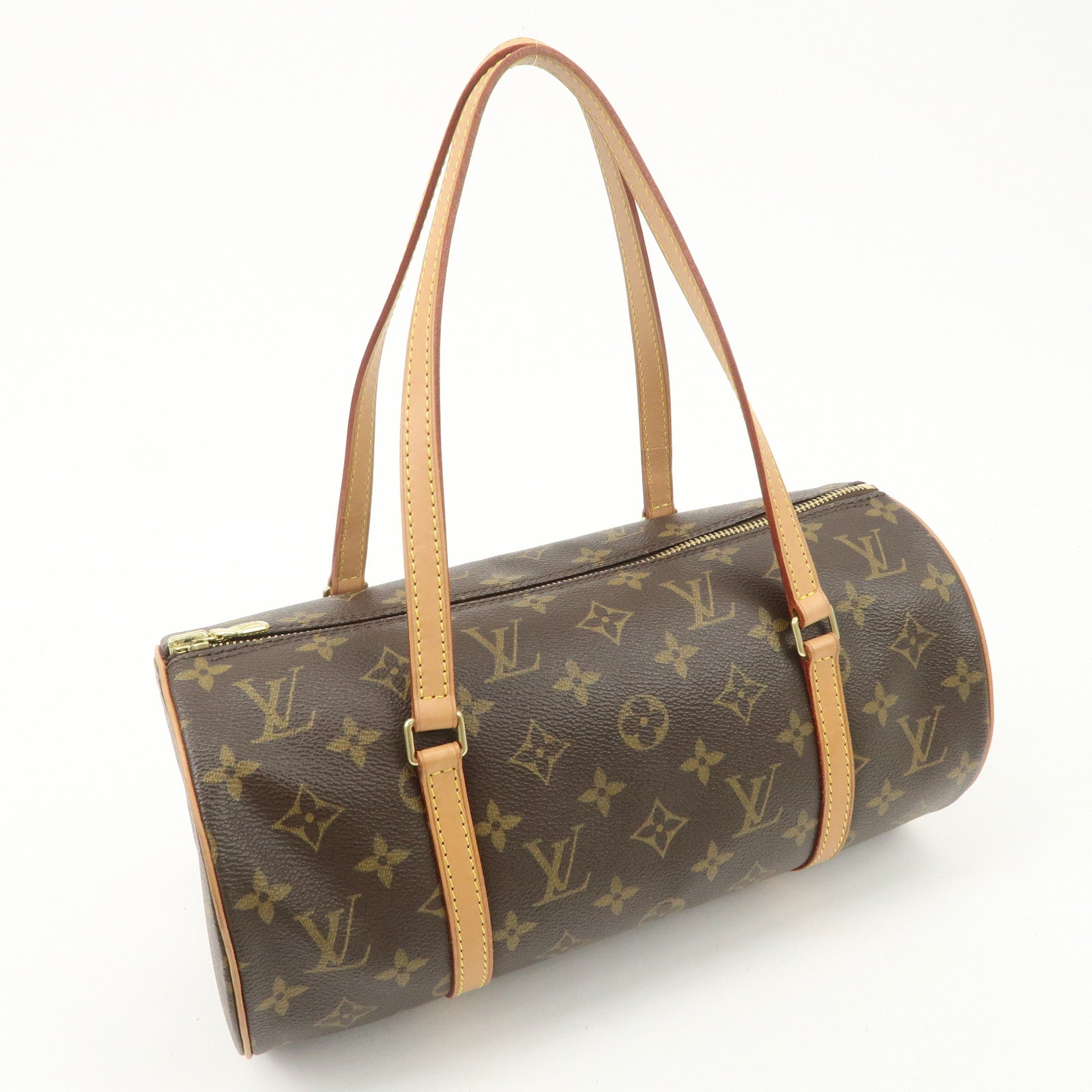 Louis Vuitton Monogram Papillon 30 Hand Bag New Style M51385 Used