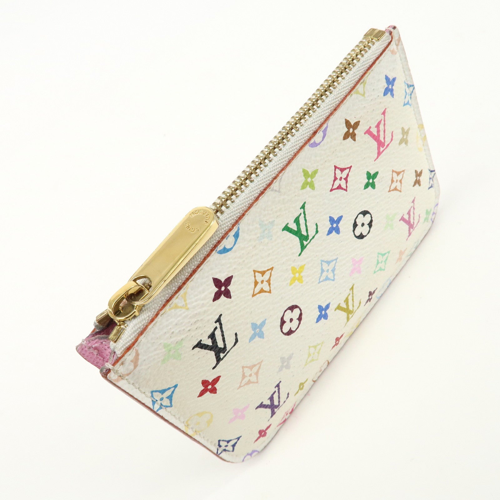 Louis Vuitton Monogram Multicolor Pochette Cles Coin Case M93734 Used