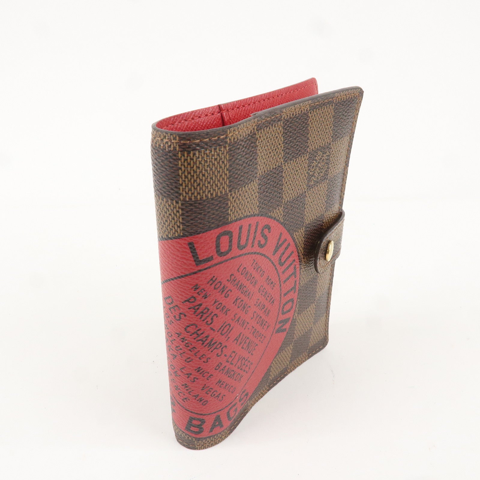 Louis Vuitton Damier T&B Agenda PM Planner Cover R21040