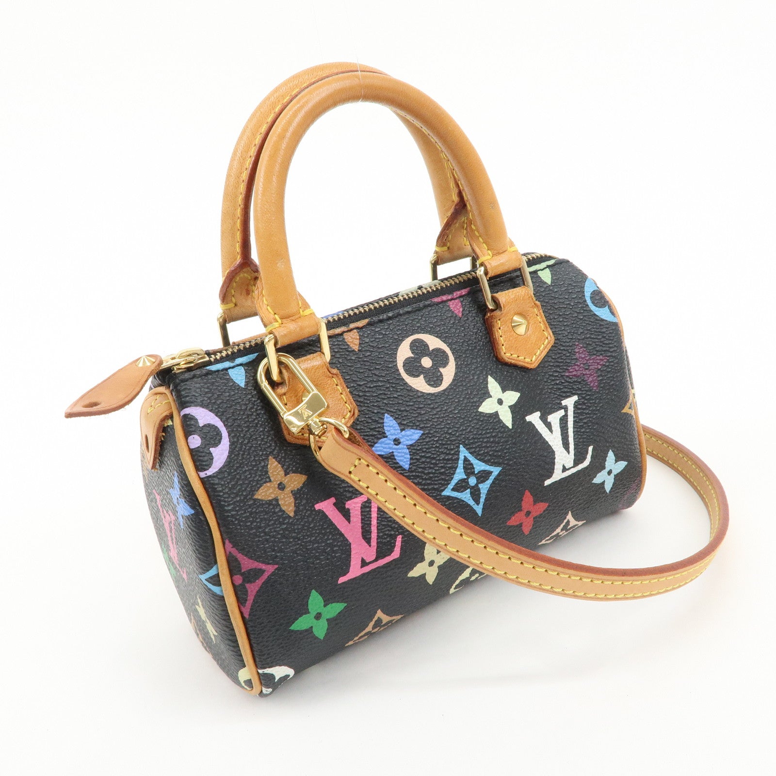 Louis Vuitton Monogram Multicolor Mini Speedy J00145 M92644 Used