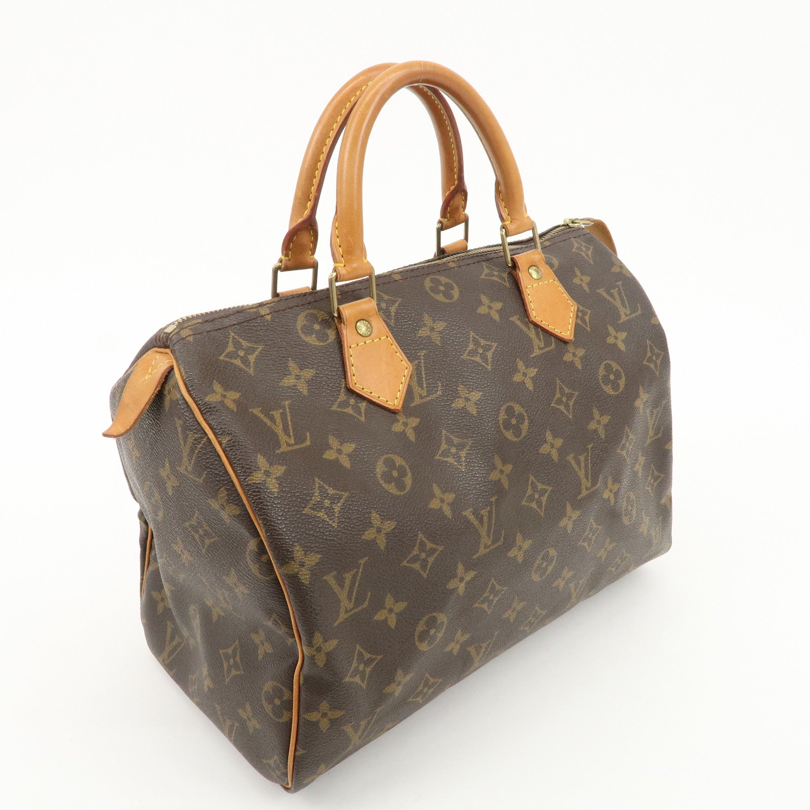 Louis Vuitton Monogram Speedy 30 Hand Bag Boston Bag M41108 Used