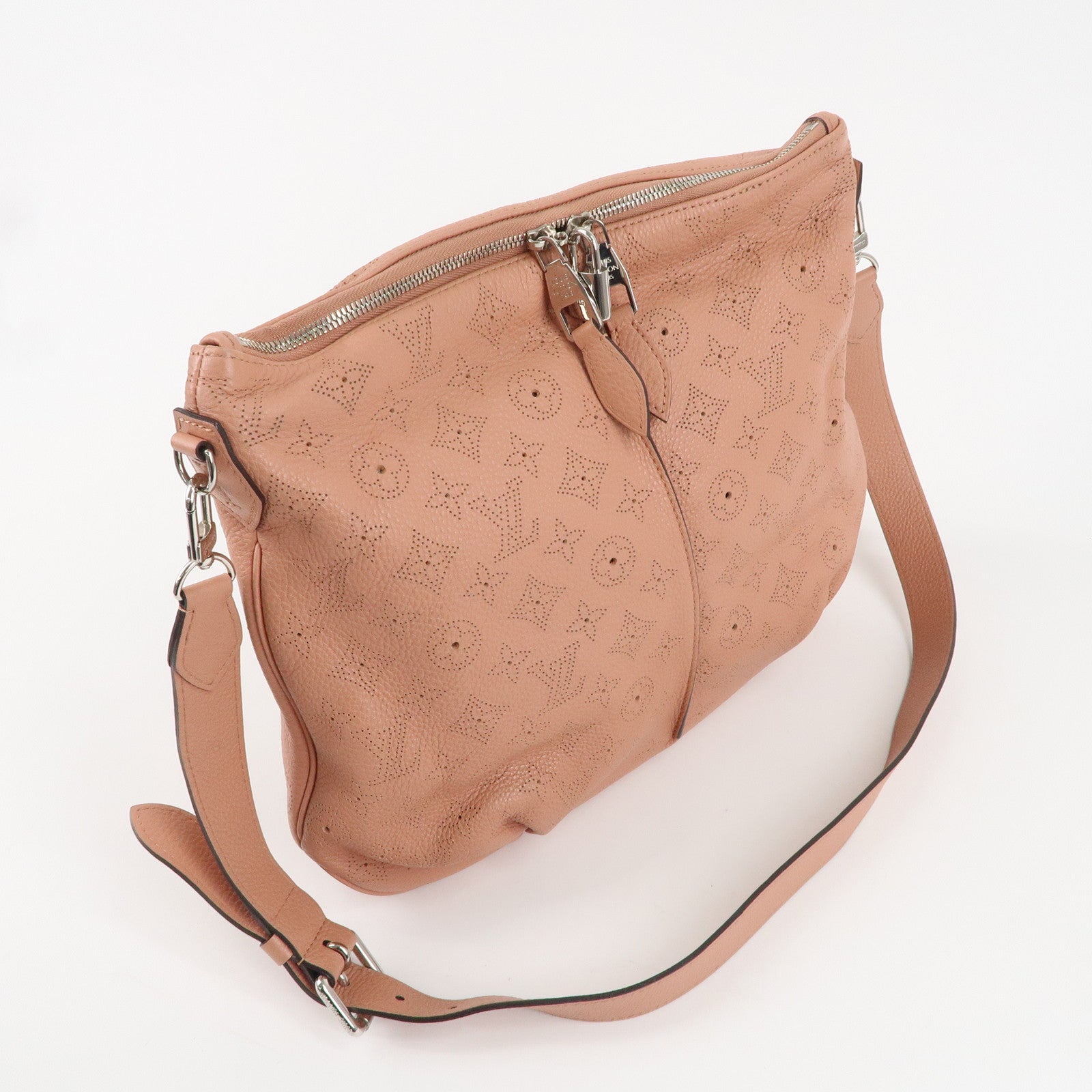 Louis Vuitton Monogram Mahina Selene PM Shoulder Bag Rose M94276