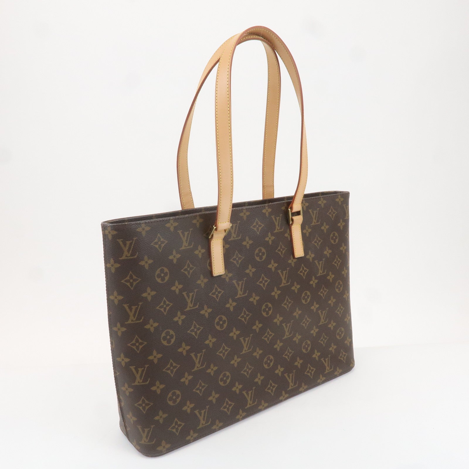 Louis Vuitton Monogram Luco Tote Bag Hand Bag Brown M51155