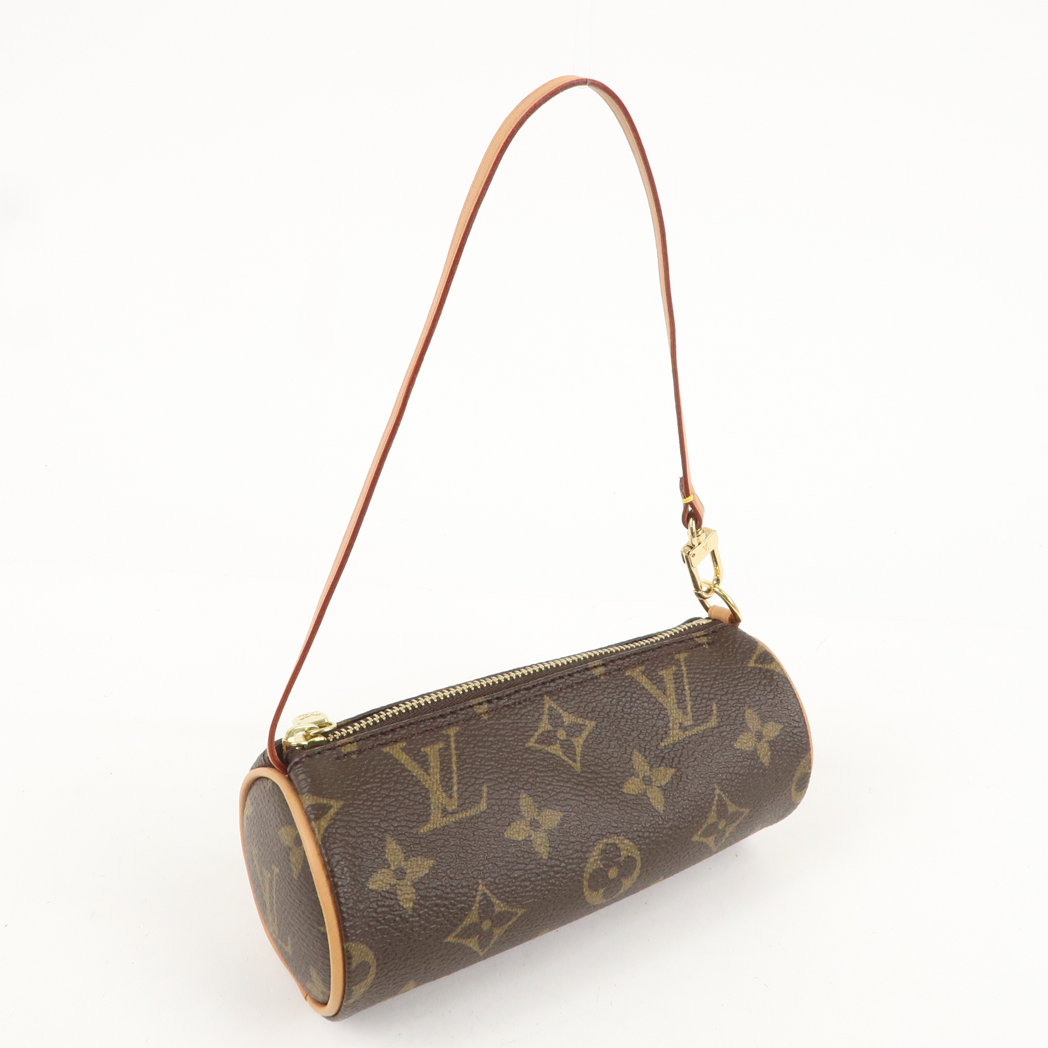 Louis Vuitton Monogram Mini Pouch for Papillon Hand Bag Brown