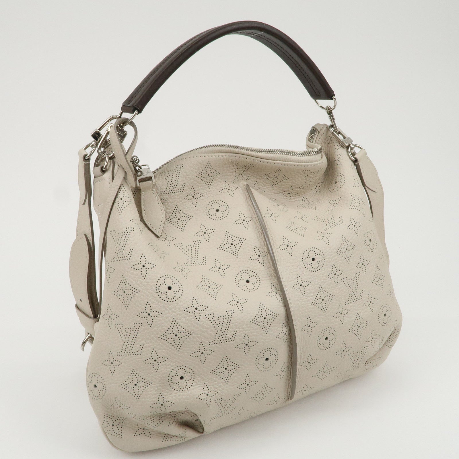 Louis Vuitton Monogram Mahina Selene PM Shoulder Bag Blanc M94275 Used