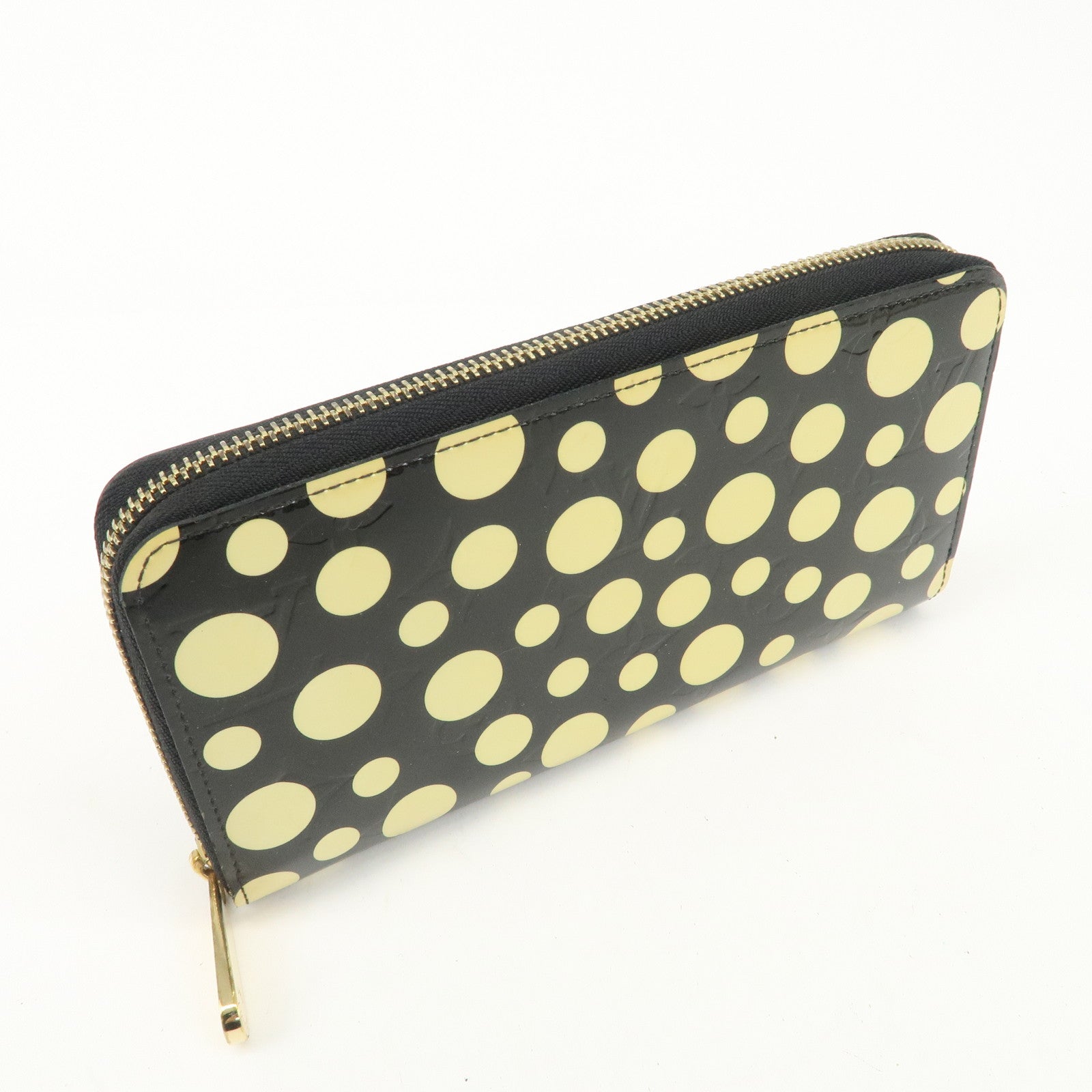 Louis Vuitton Monogram Vernis Dots Infinity Zippy Wallet M91573