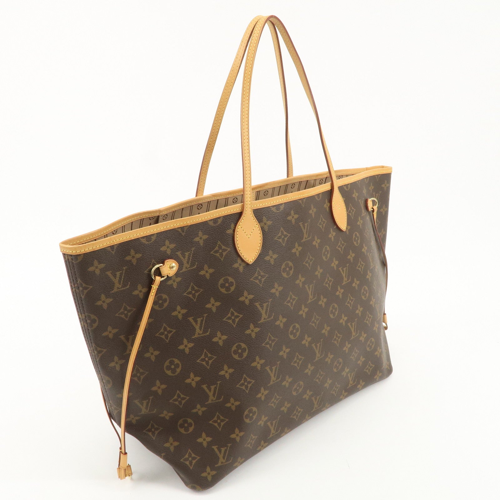 Louis Vuitton Monogram Neverfull GM Tote Bag Brown M40157 Used