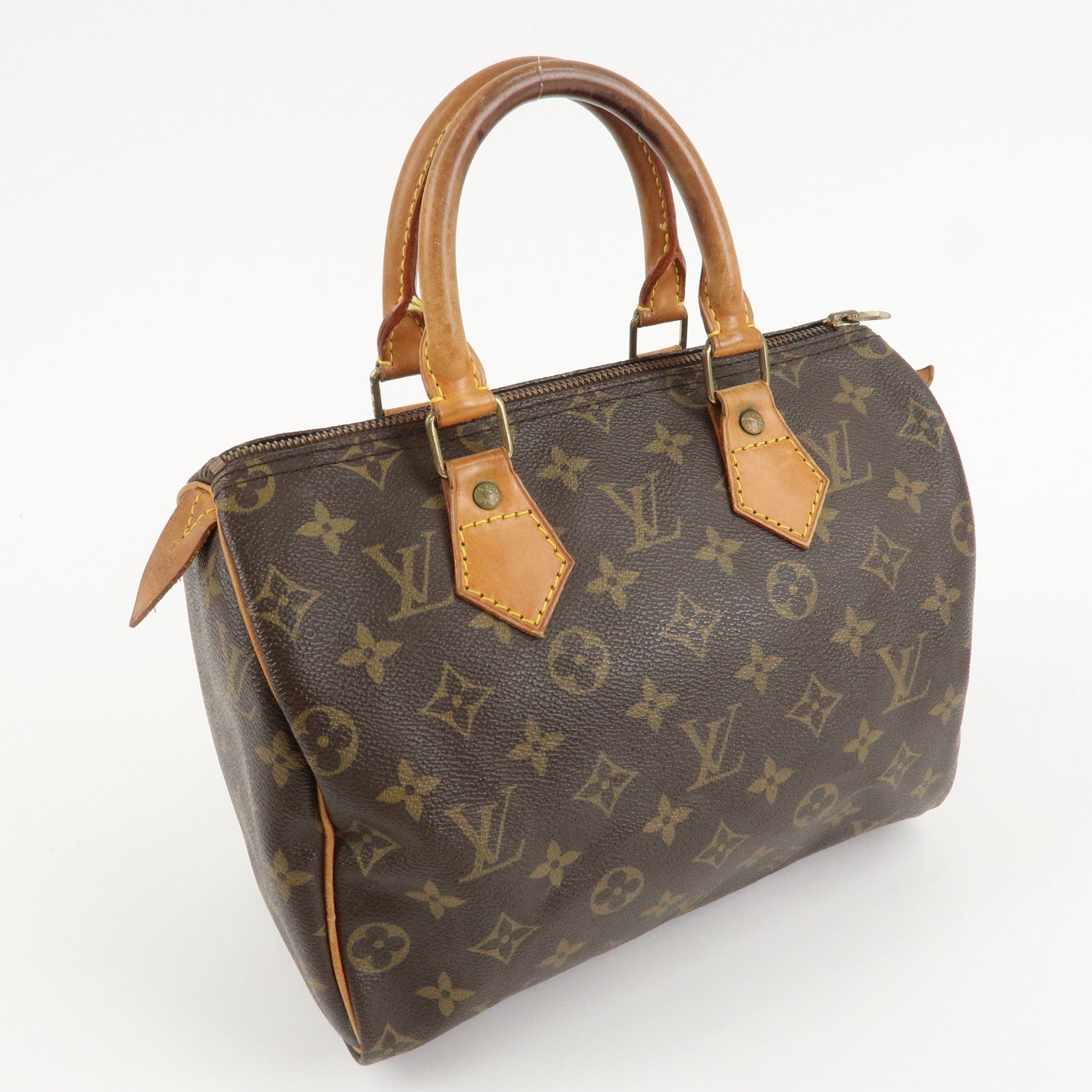 Louis Vuitton Monogram Speedy 25 Hand Bag Boston Bag M41528 Used