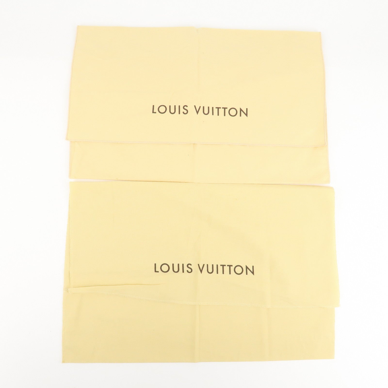 Louis Vuitton Set Of 10 Dust Bag Flap Style Beige Used