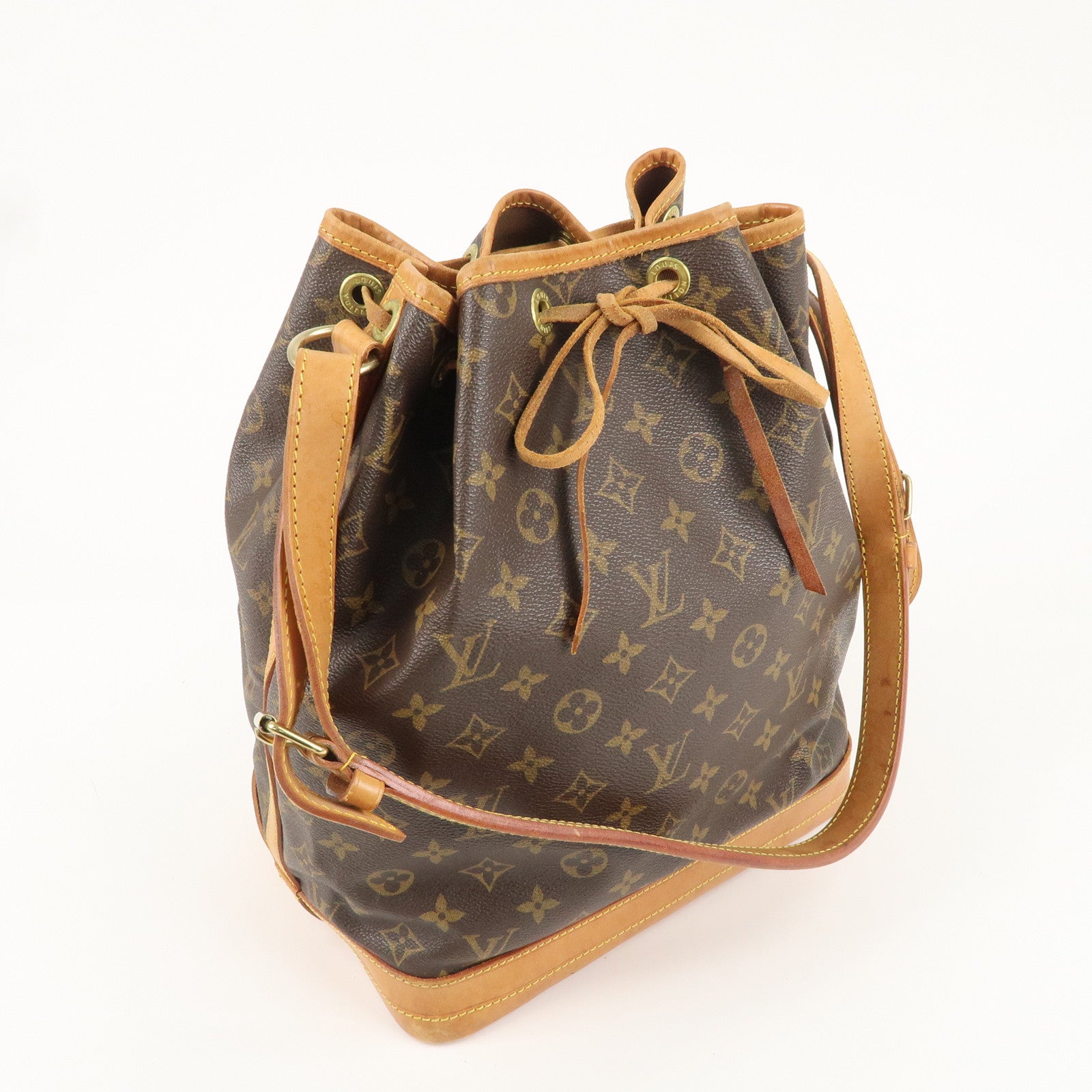 Louis Vuitton Monogram Noe Shoulder Bag Brown M42224