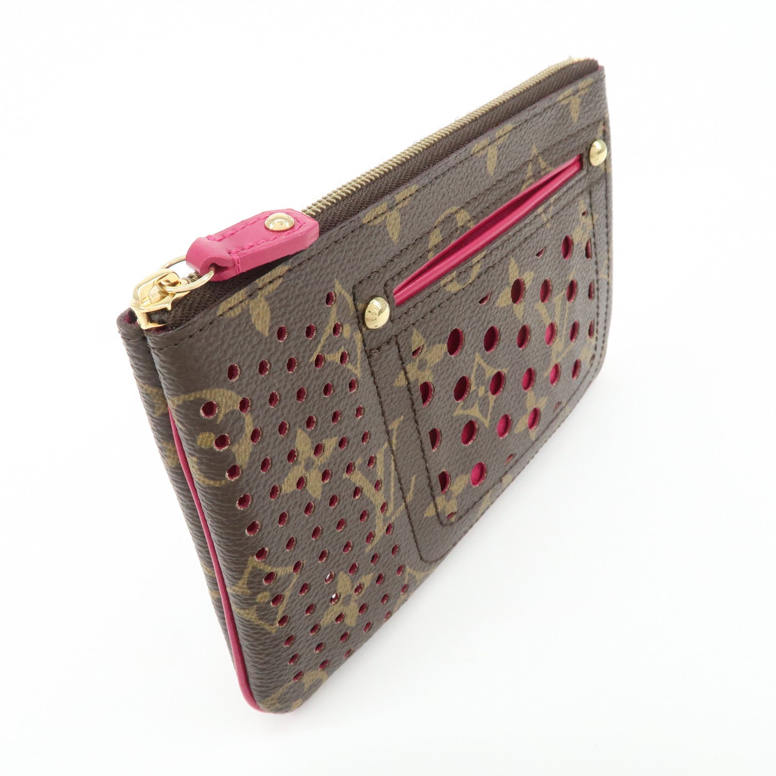 Louis Vuitton Monogram Perforated Pochette Plat Pouch M95219