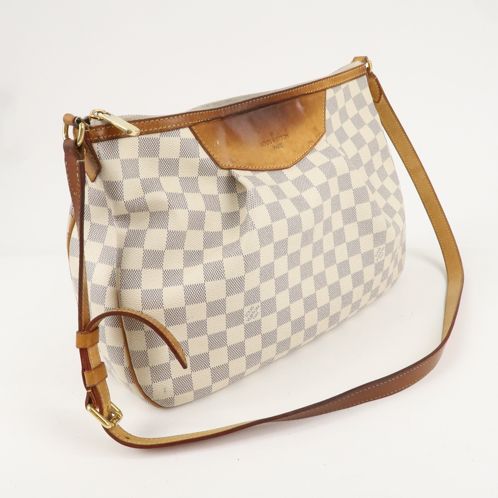 Louis Vuitton Damier Azur Siracusa MM Shoulder Bag N41112