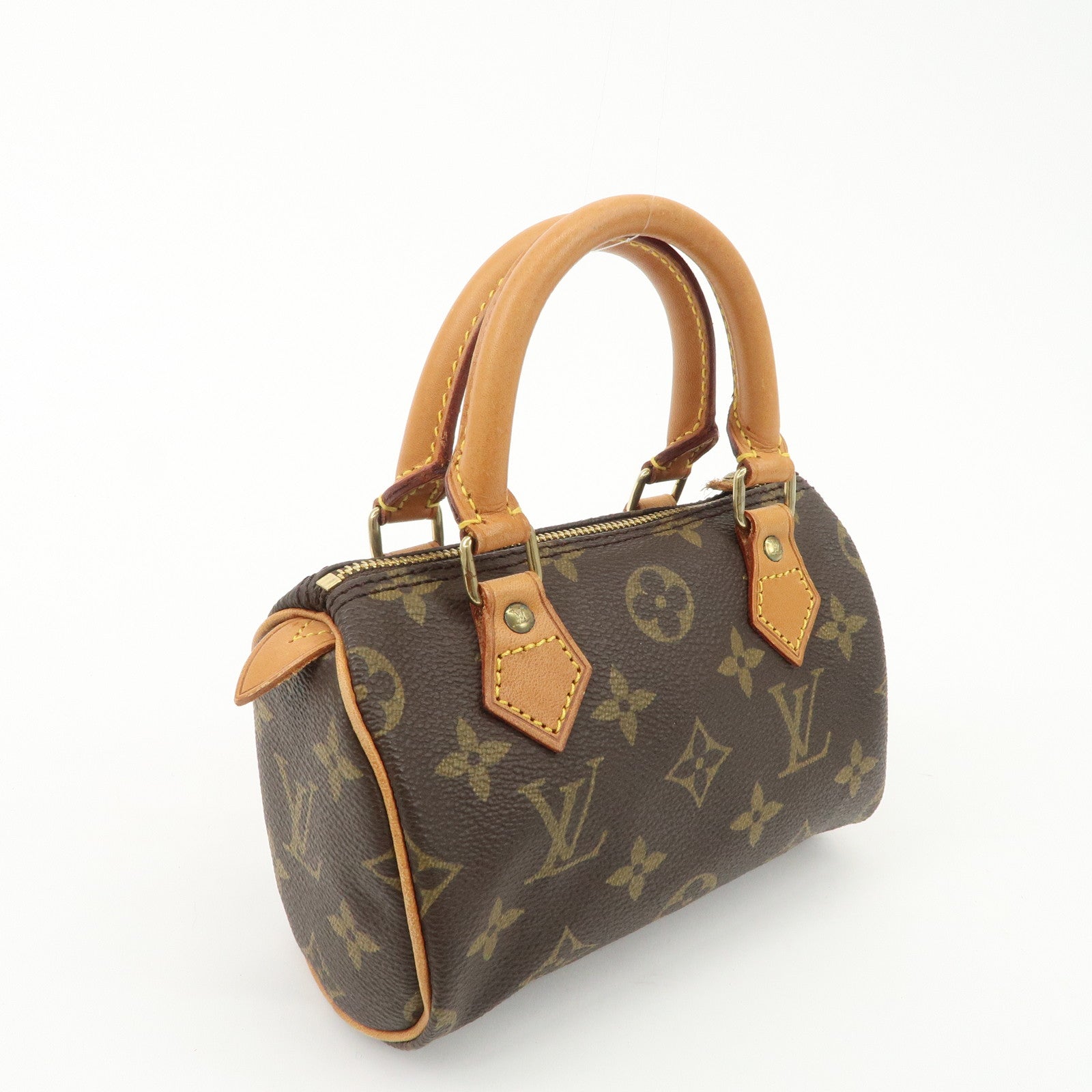 Louis Vuitton Monogram Mini Speedy 
Strap Brown M41534 Used