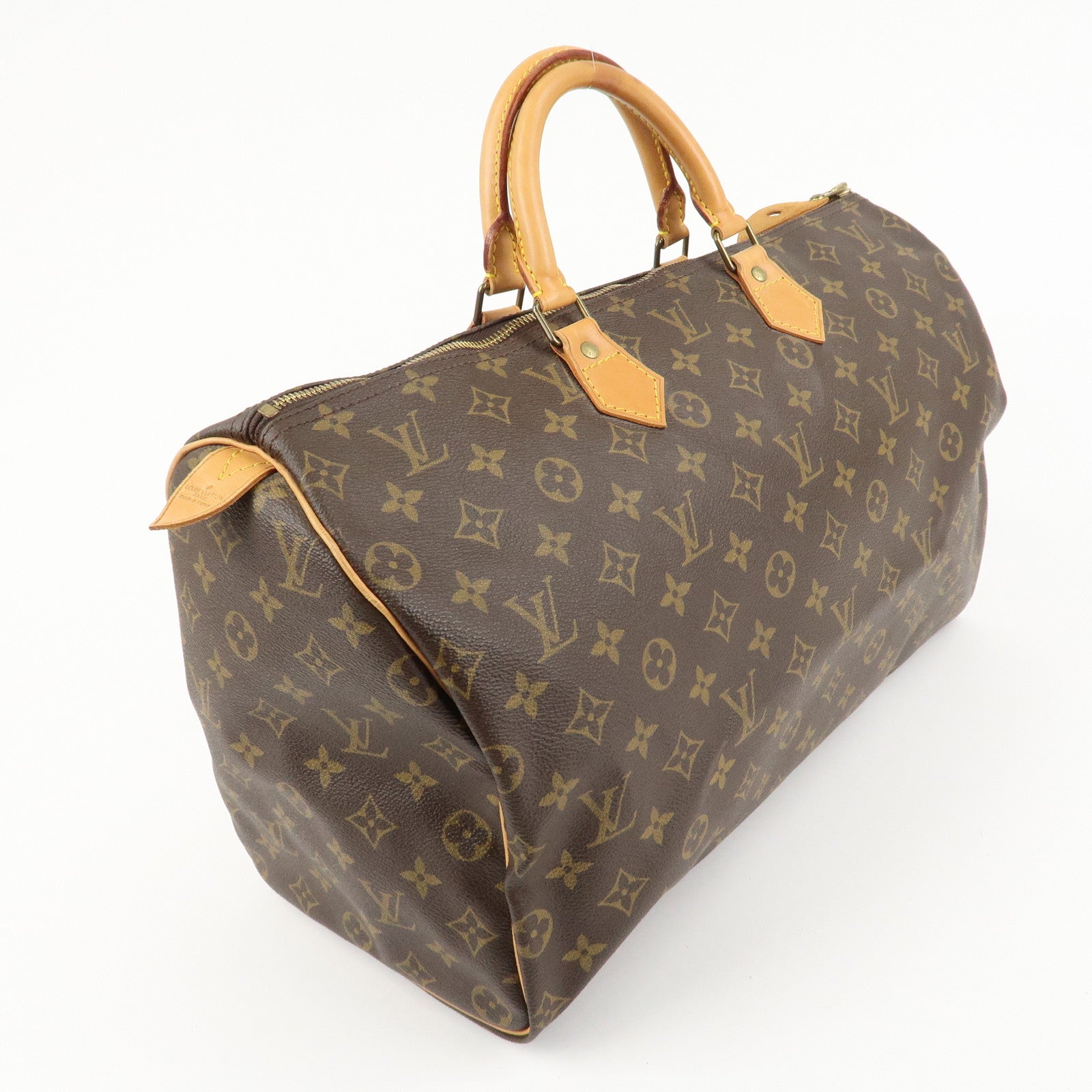 Louis Vuitton Monogram Speedy 40 Hand Bag Boston Bag M41522 Used