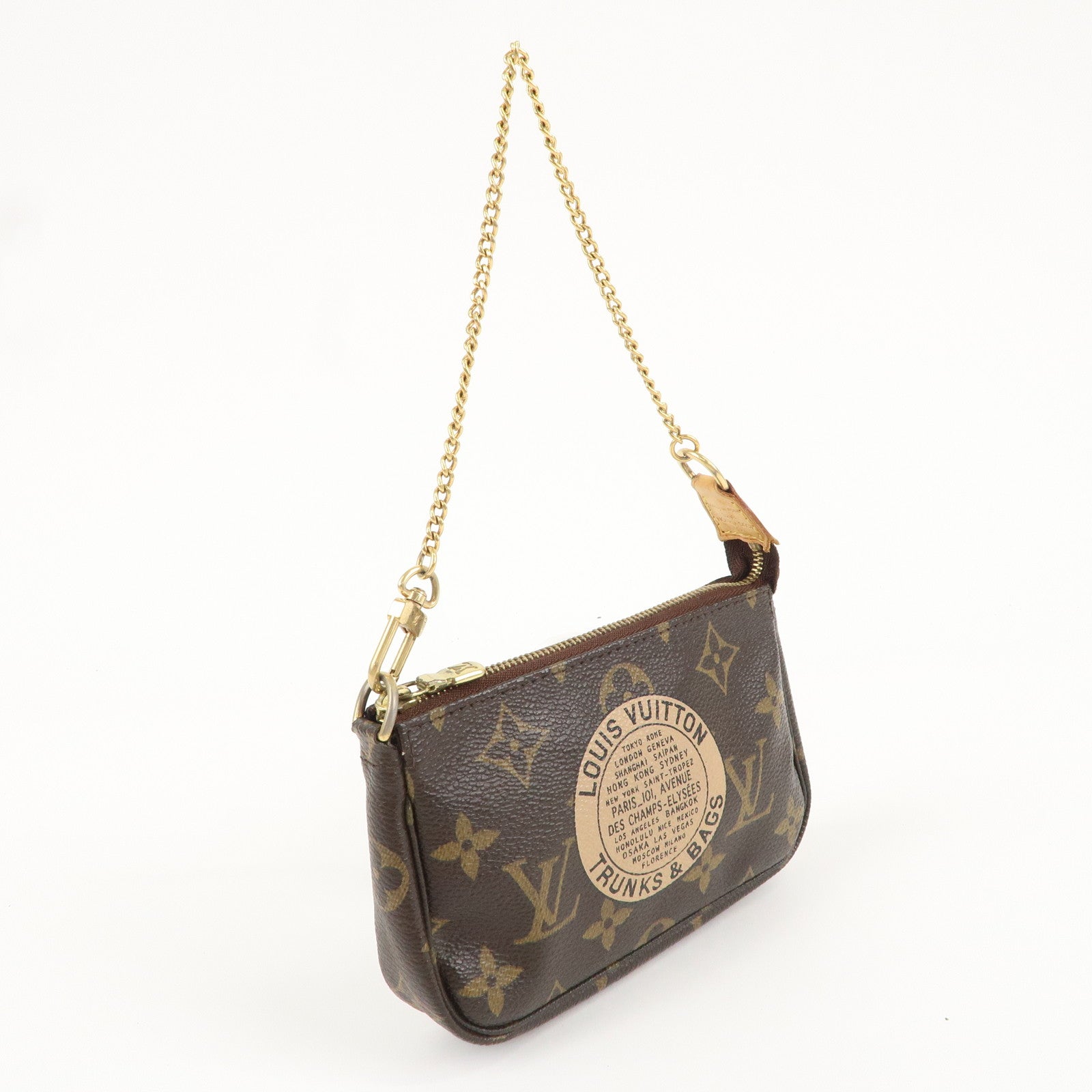 Louis Vuitton Monogram T&B Mini Pochette Accessoires Pouch M60153