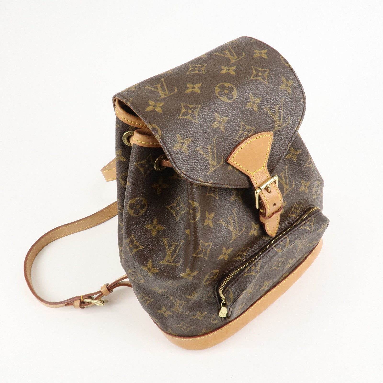 Louis Vuitton Monogram Montsouris MM Back Pack Bag M51136