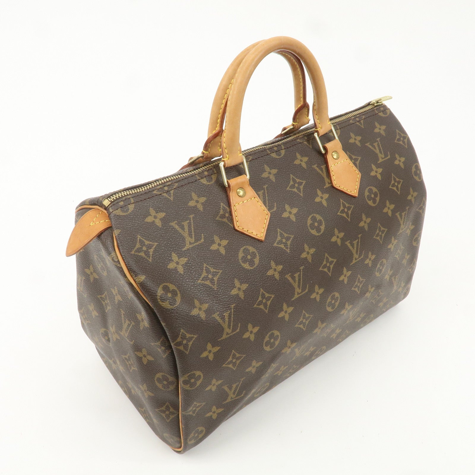 Louis Vuitton Monogram Speedy 35 Hand Bag Boston Bag M41524