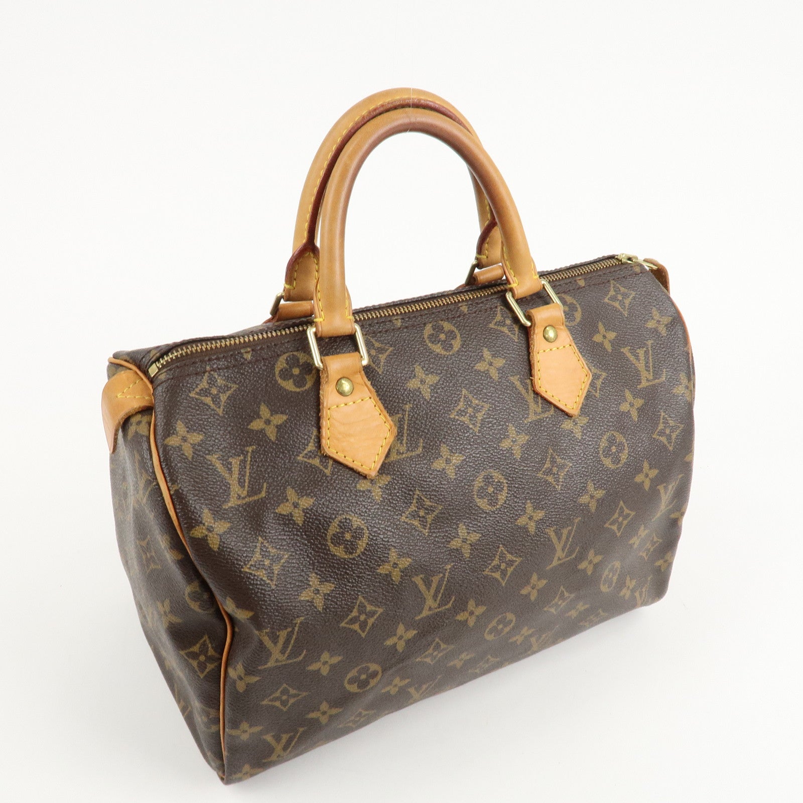 Louis Vuitton Monogram Speedy 30 Hand Bag Boston Bag M41526 Used