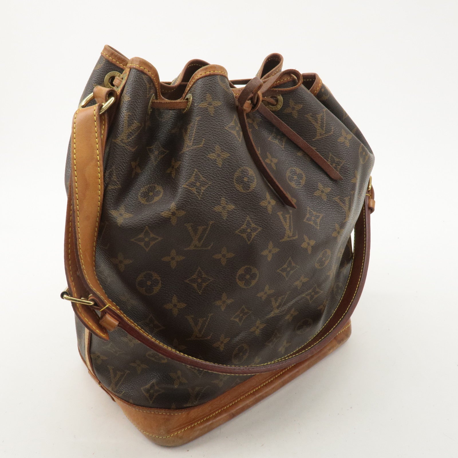 Louis Vuitton Monogram Noe Shoulder Bag Hand Bag Brown M42224