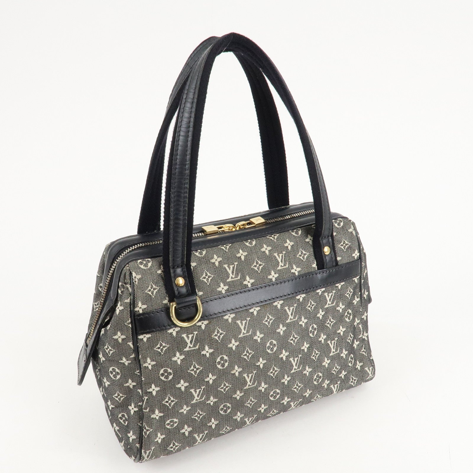 Louis Vuitton Monogram Mini Canvas Josephine PM Black M92312 Used