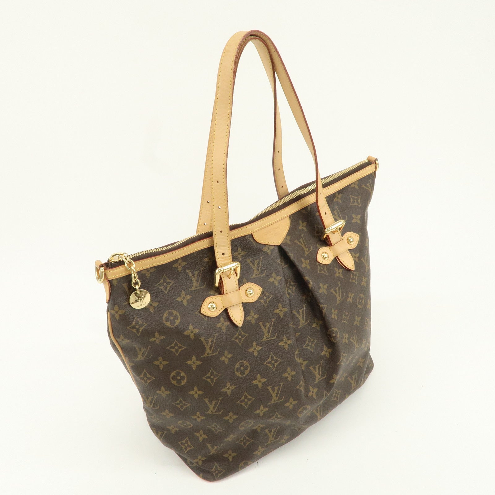 Louis Vuitton Monogram Palermo GM 2Way Hand Bag Brown M40146