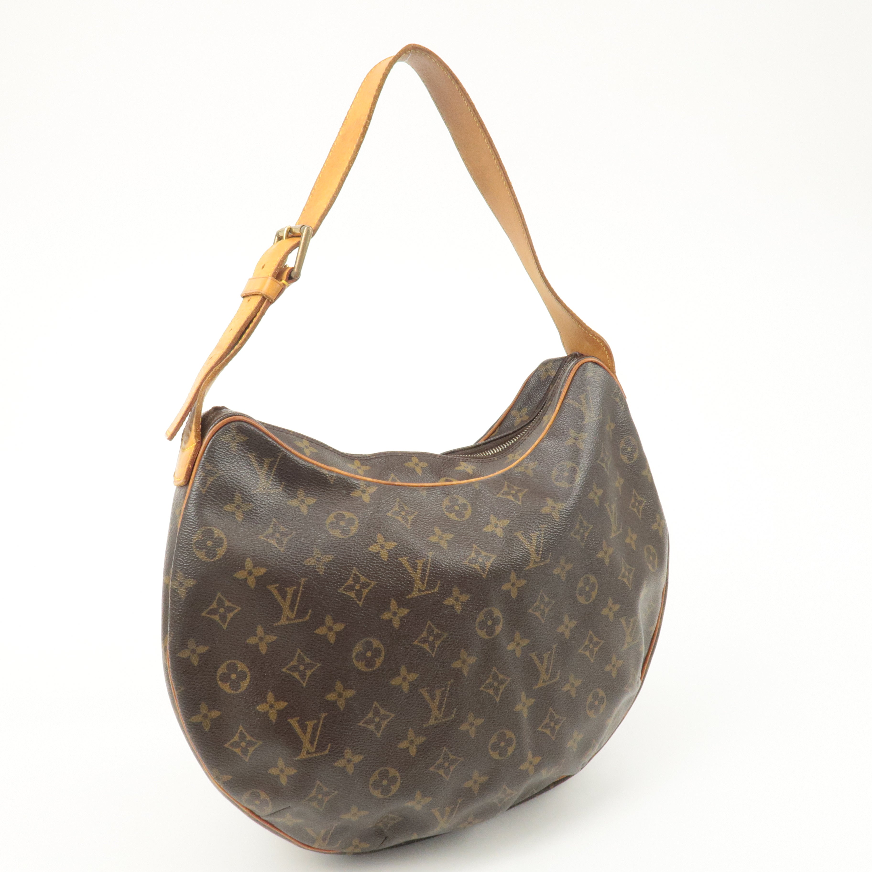 Louis Vuitton Monogram Croissant GM Shoulder Bag Brown M51511