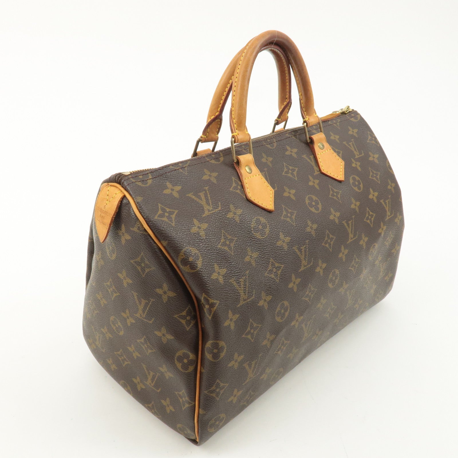 Louis Vuitton Monogram Speedy 35 Hand Bag Boston Bag M41524