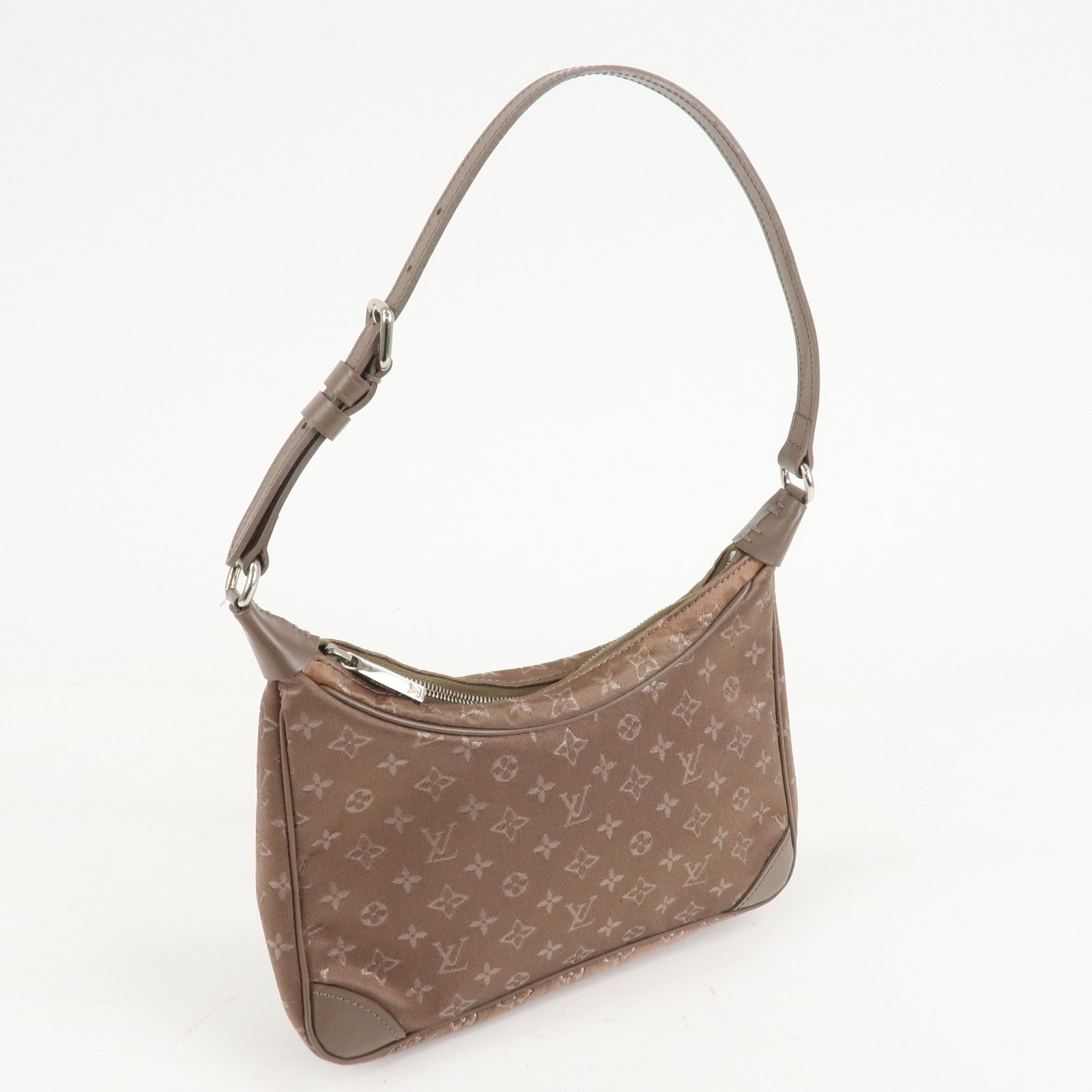 Louis Vuitton Monogram Satin Little Boulogne Hand Bag M92143