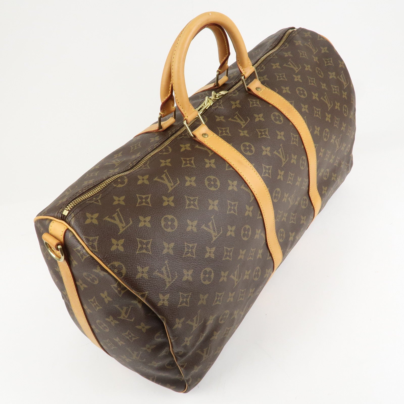 Louis Vuitton Monogram Keep All Bandouliere 55 Boston Bag M41414 Used