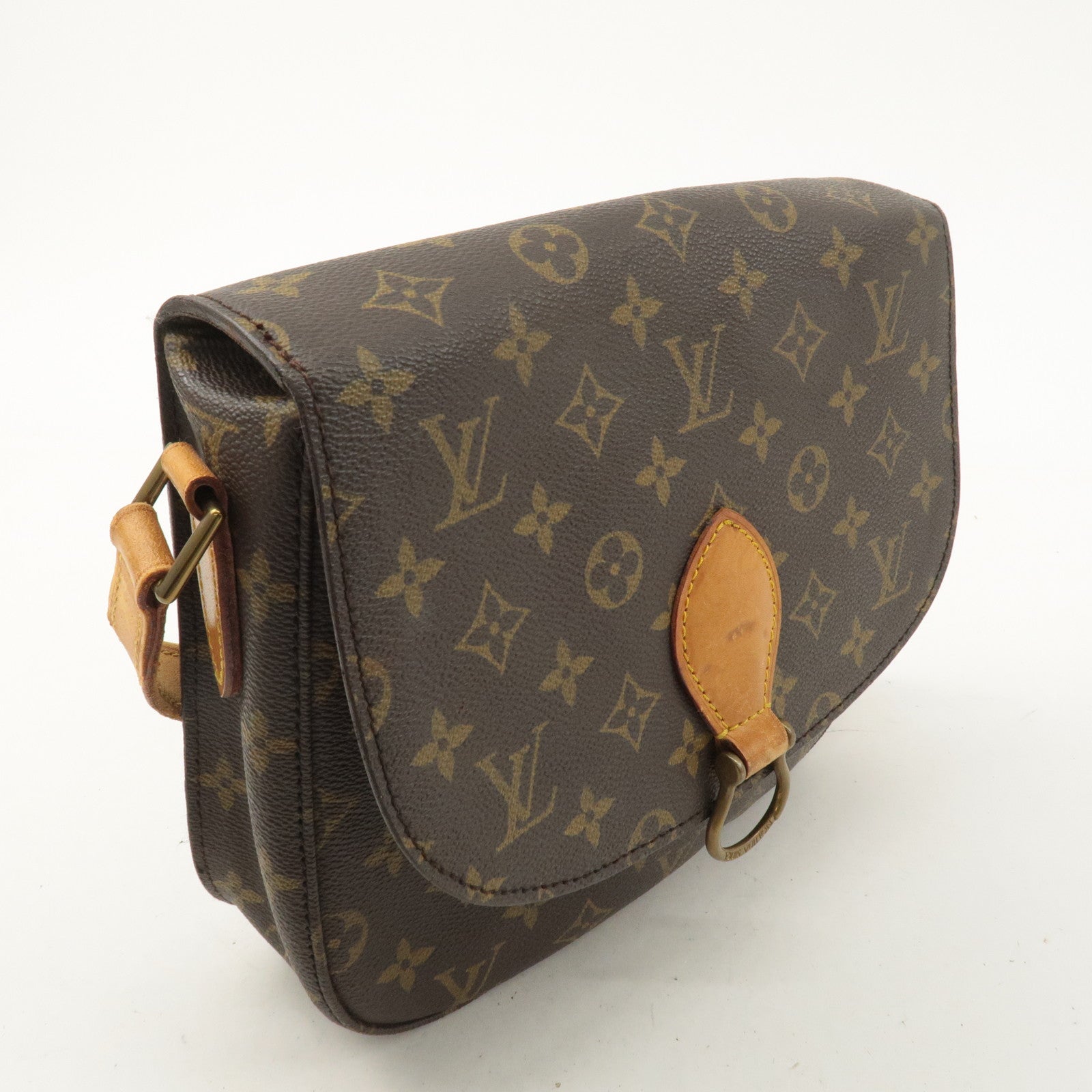 Louis Vuitton Monogram Saint Cloud GM Shoulder Bag Brown M51242