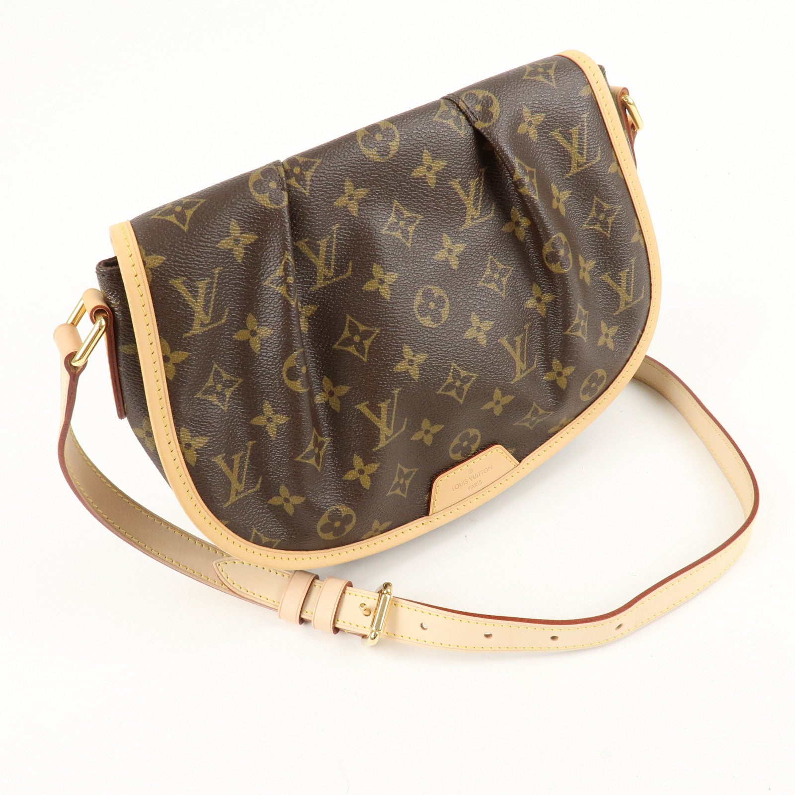 Louis Vuitton Monogram Menilmontant MM Shoulder Bag M40474 Used