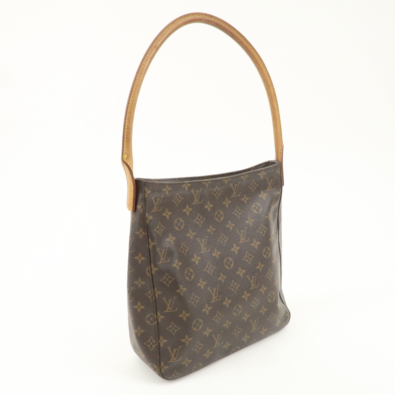 Louis Vuitton Monogram Looping GM Shoulder Bag Brown M51145