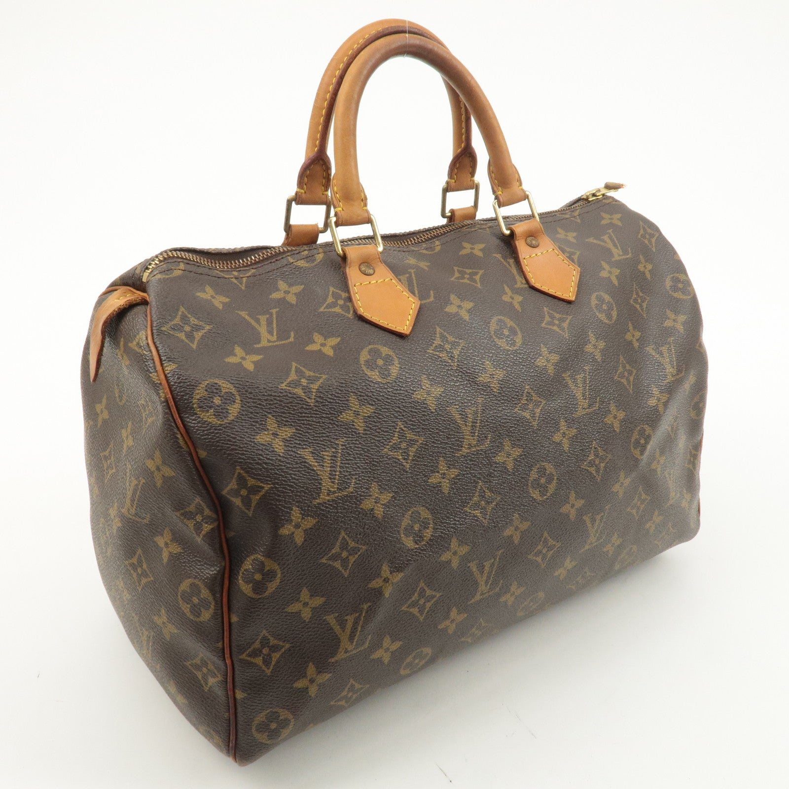 Louis Vuitton Monogram Speedy 35 Hand Bag Boston Bag M41524