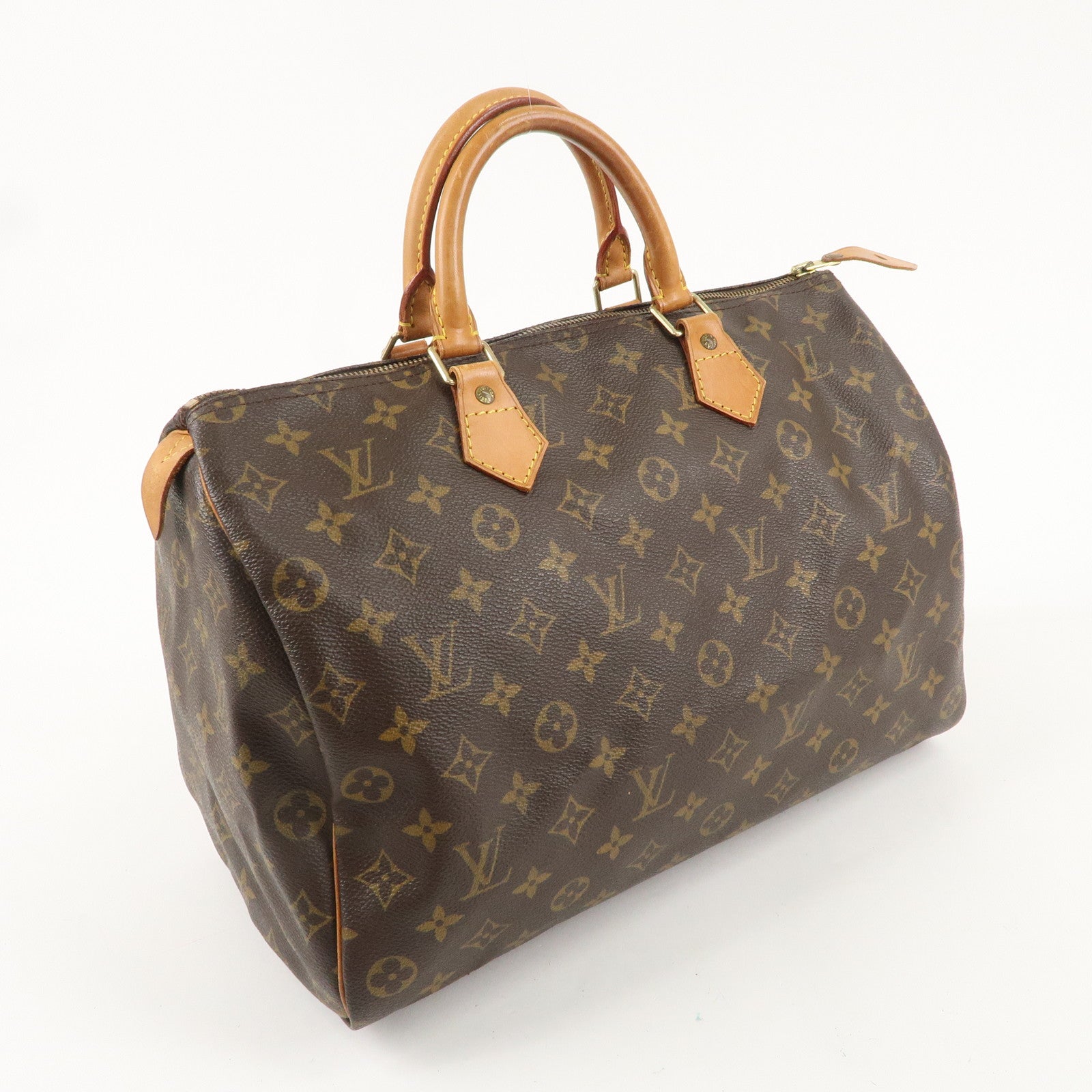 Louis Vuitton Monogram Speedy 35 Hand Bag Boston Bag M41524